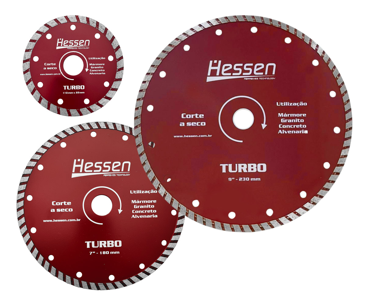 GDB デッドベア 7インチ ED3 10体まとめ販売 Disco Diamantado Turbo - para Esmerilhadeiras - Hessen - ADA